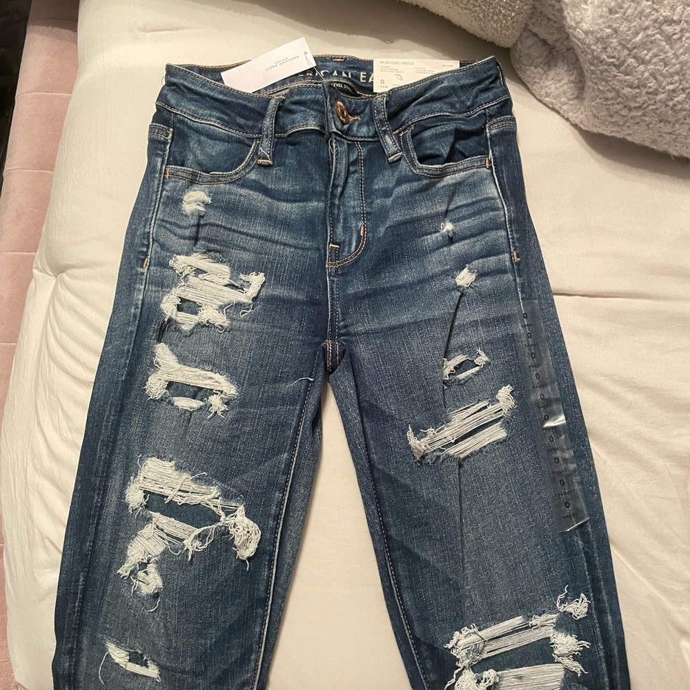 American Eagle Distressed Skinny Jeans